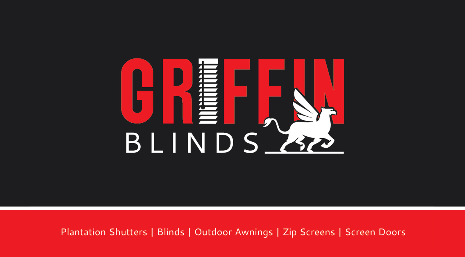 Griffin Blinds – Business Cards Design