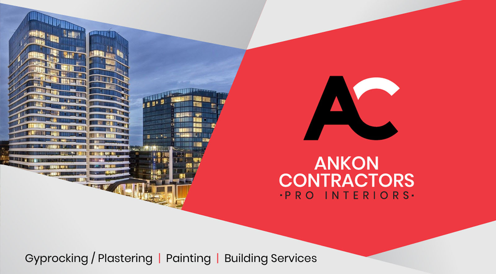 Ankon Contractors - Business Card Design