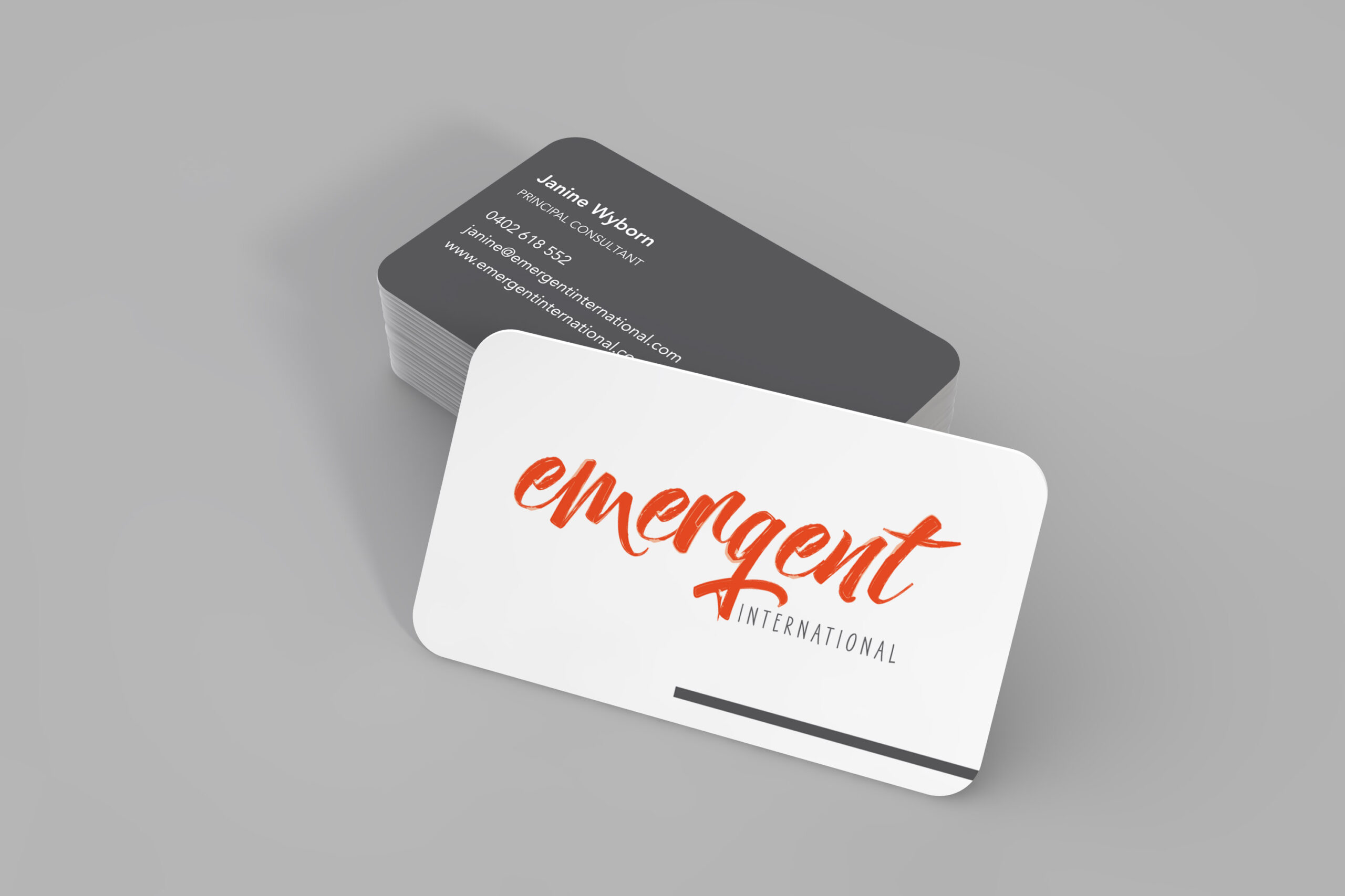 Emergent International Business Cards